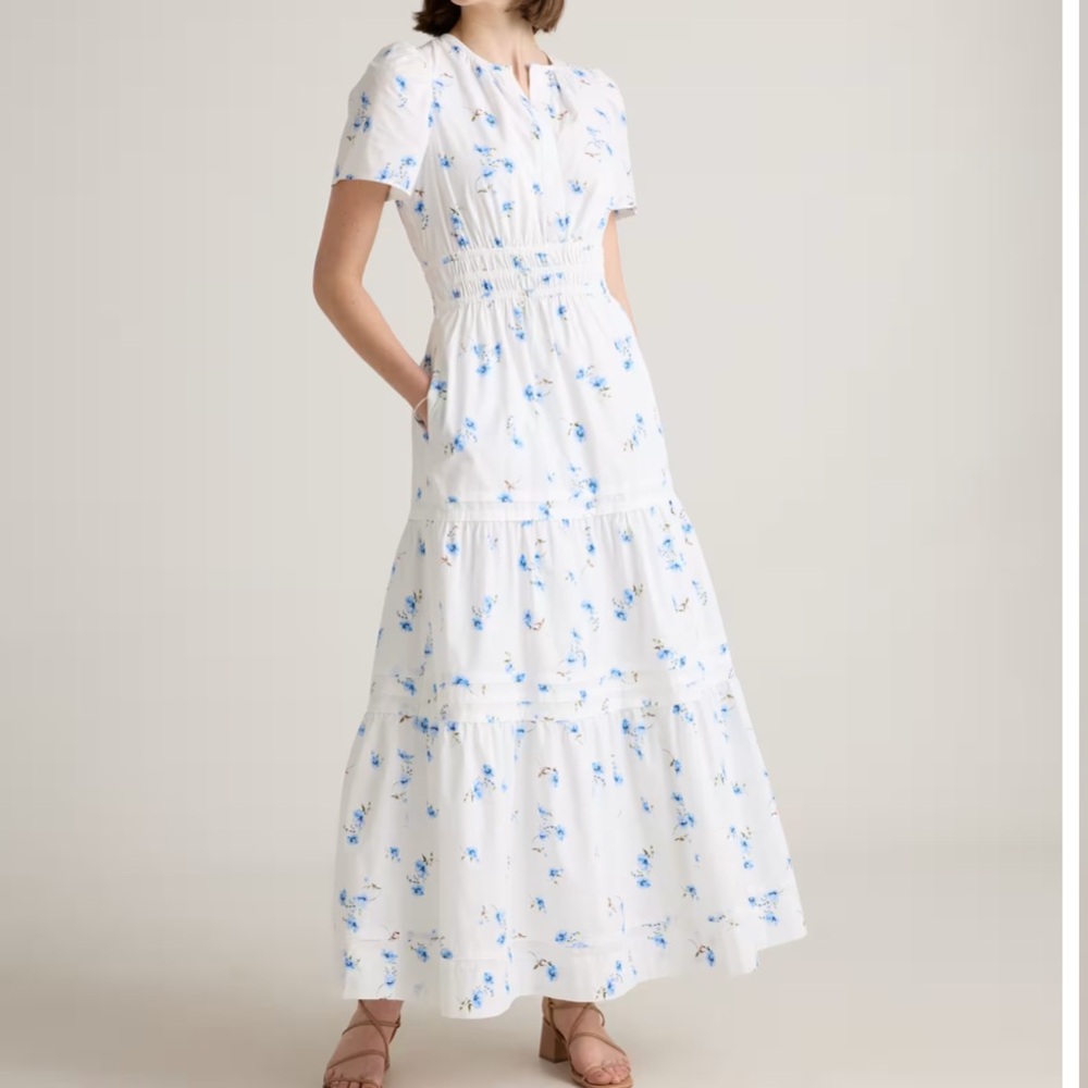 Quince Organic Cotton Maxi Dress, new with tags
